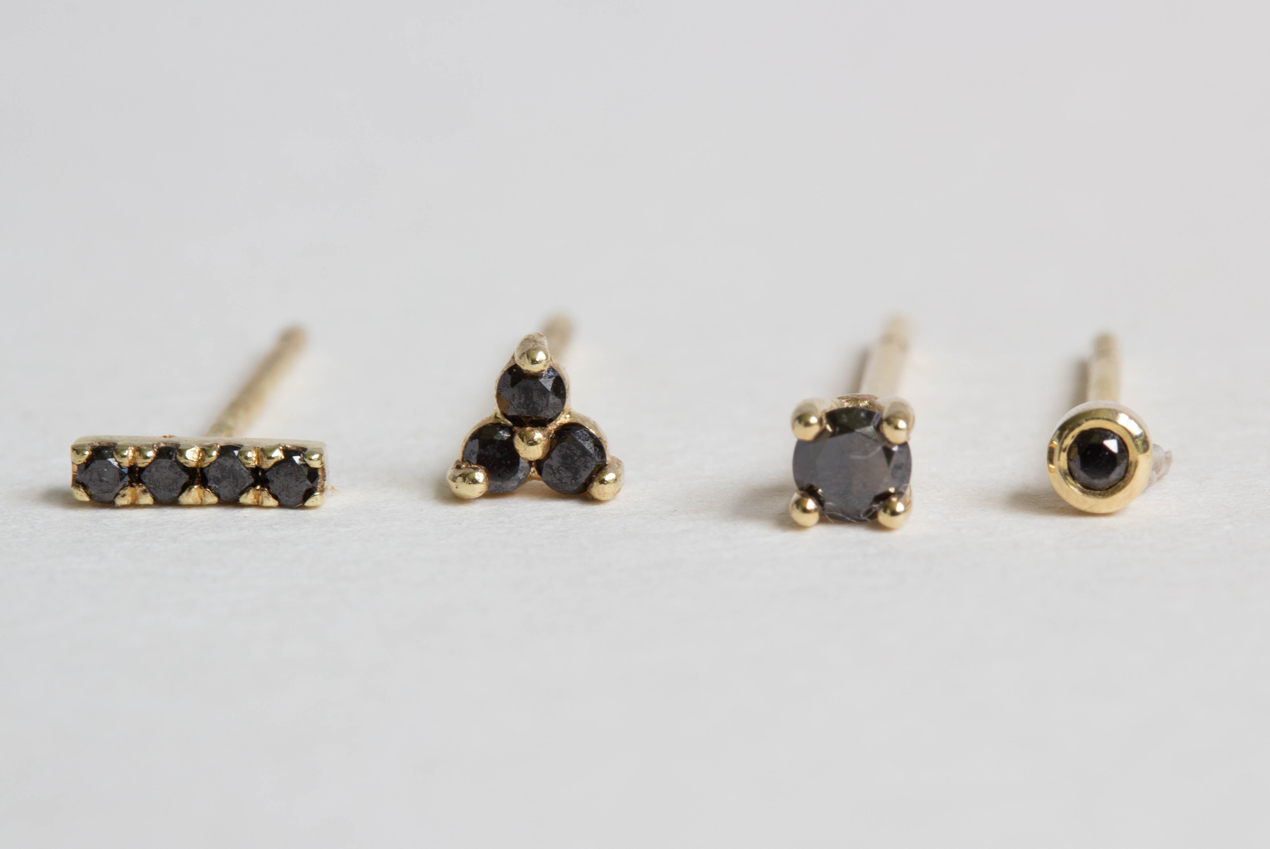 Diamond Triangle Stud