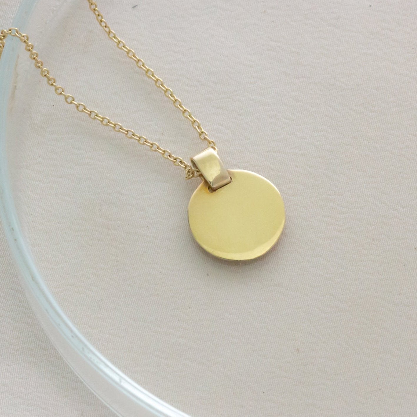 Round Disc Pendant